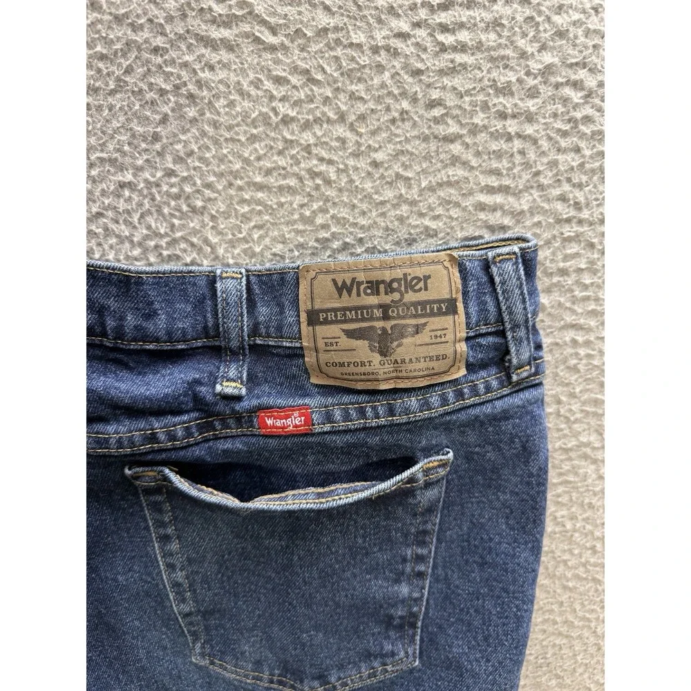 Wrangler Jeans Mens 40x30 Blue Denim Regular Fit Workwear‎ Western Barn Chore